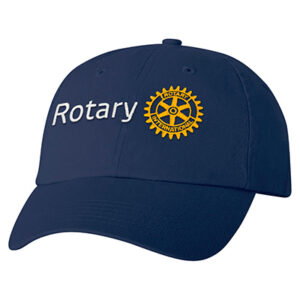 Rotary Cap â€“ Embroidered Cotton Twill